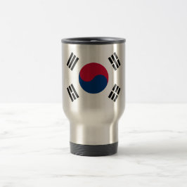 Flagge Südkoreas - Reise/Tasse des Nahverkehrs Reisebecher