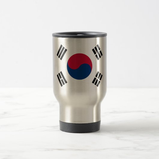 Flagge Südkoreas - Reise/Tasse des Nahverkehrs Reisebecher (Mittel)
