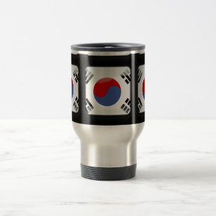 Flagge Südkoreas Reisebecher