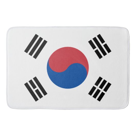 Flagge Südkoreas (ROK) Badematte (Vorderseite)