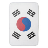 Flagge Südkoreas (ROK) Badematte (Vorderseite Vertikal)
