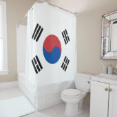 Flagge Südkoreas (ROK) Duschvorhang (Beispiel)