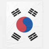 Flagge Südkoreas (ROK) Fleecedecke (Vorderseite)
