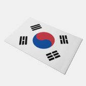 Flagge Südkoreas (ROK) Fußmatte (Schrägansicht)