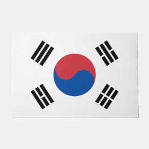 Flagge Südkoreas (ROK) Fußmatte
