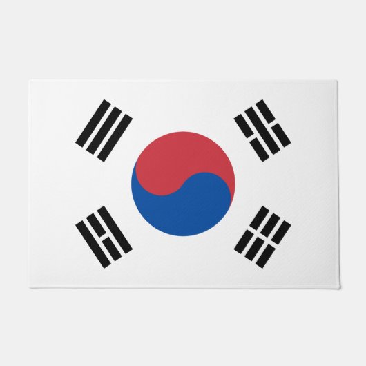Flagge Südkoreas (ROK) Fußmatte (Vorderseite)