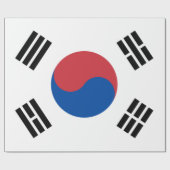 Flagge Südkoreas (ROK) Geschenkpapier (Flach)