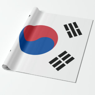 Flagge Südkoreas (ROK) Geschenkpapier