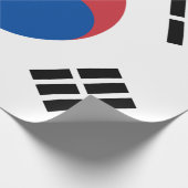 Flagge Südkoreas (ROK) Geschenkpapier (Ecke)