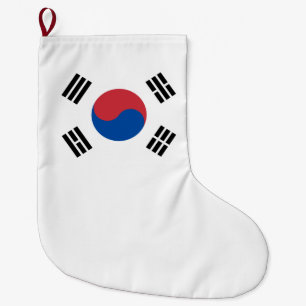 Flagge Südkoreas (ROK) Großer Weihnachtsstrumpf