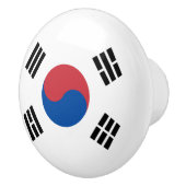 Flagge Südkoreas (ROK) Keramikknauf (Rechts)