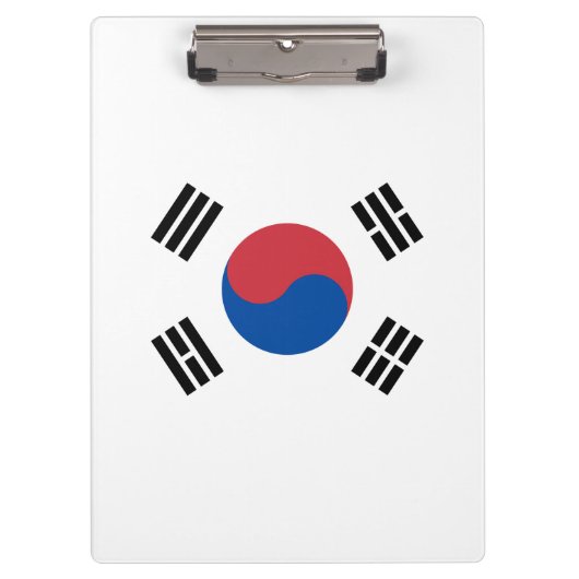 Flagge Südkoreas (ROK) Klemmbrett (Vorderseite)