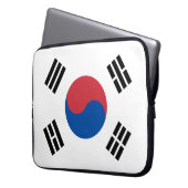 Flagge Südkoreas (ROK) Laptopschutzhülle (Vorderseite Links)