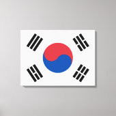 Flagge Südkoreas (ROK) Leinwanddruck (Vorderseite)