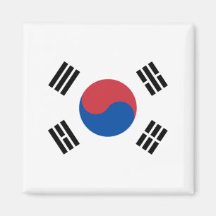 Flagge Südkoreas (ROK) Magnet