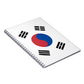 Flagge Südkoreas (ROK) Notizblock (Rechte Seite)