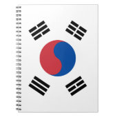 Flagge Südkoreas (ROK) Notizblock (Vorderseite)