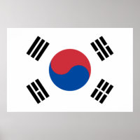 Flagge Südkoreas (ROK)