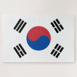 Flagge Südkoreas (ROK) Puzzle<br><div class="desc">Dieses Design zeigt die Nationalflagge von Südkorea (offiziell als Republik Korea bekannt, d.h. ROK), einem Land in Ostasien. Es bildet den südlichen Teil der koreanischen Halbinsel und teilt eine Landgrenze zu Nordkorea (DVRK). Seoul ist die Hauptstadt-Stadt Südkoreas, und etwa die Hälfte der gesamten Bevölkerung lebt im Gebiet der Hauptstadt Seoul,...</div>