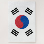 Flagge Südkoreas (ROK) Puzzle (Vertikal)