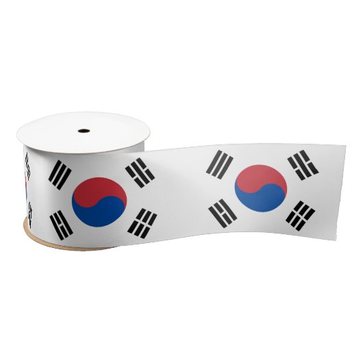 Flagge Südkoreas (ROK) Satinband (Spule)
