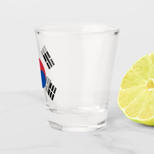 Flagge Südkoreas (ROK) Schnapsglas (Rechts)