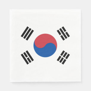 Flagge Südkoreas (ROK) Serviette