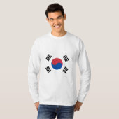 Flagge Südkoreas (ROK) T-Shirt (Vorne ganz)