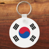 Flagge Südkoreas Schlüsselanhänger (Vorderseite)