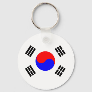 Flagge Südkoreas Schlüsselanhänger