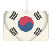 Flagge Südkoreas (Südkoreas) Autolufterfrischer (Rückseite)