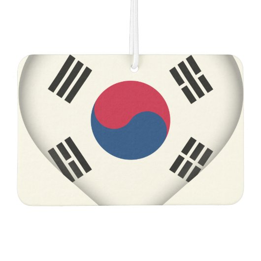 Flagge Südkoreas (Südkoreas) Autolufterfrischer (Vorderseite)