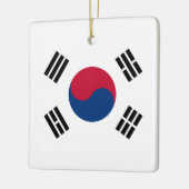 Flagge Südkoreas (Südkoreas) Keramikornament (Links)