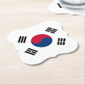 Flagge Südkoreas (Südkoreas) Untersetzer (angewinkelt)