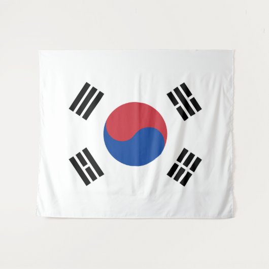 Flagge Südkoreas Wandteppich (Vorderseite (Horizontal))