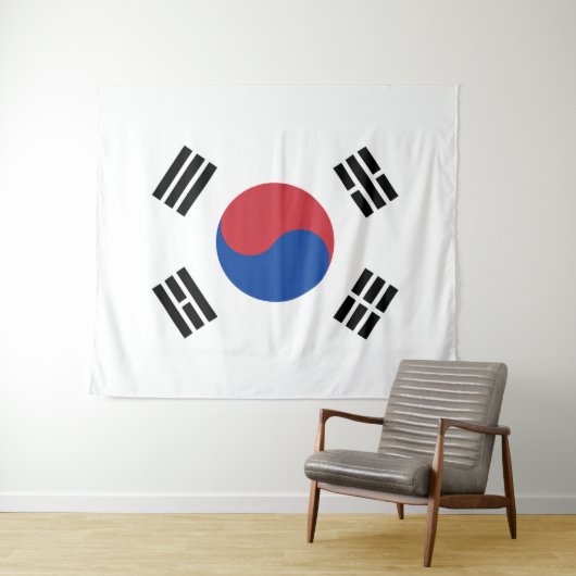 Flagge Südkoreas Wandteppich (Beispiel (Horizontal))