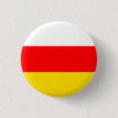 Flagge Südossetiens Button (Vorderseite)