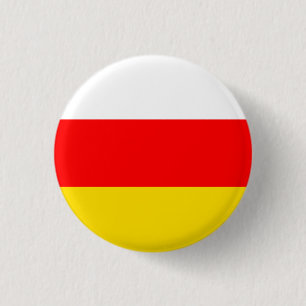 Flagge Südossetiens Button