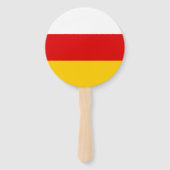 Flagge Südossetiens Fächer (Rückseite)