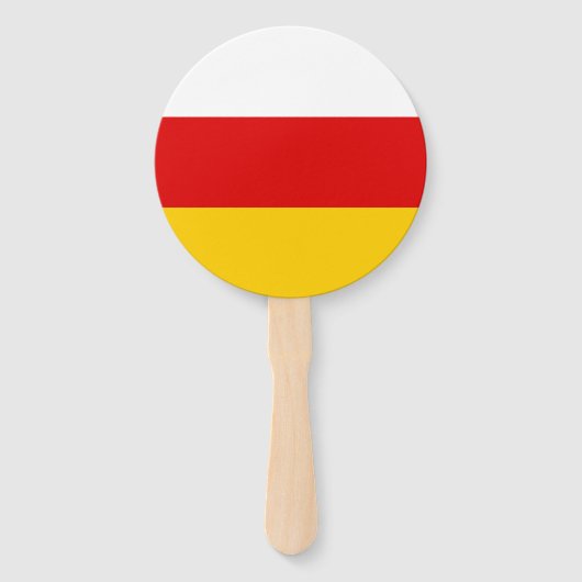 Flagge Südossetiens Fächer (Vorderseite)
