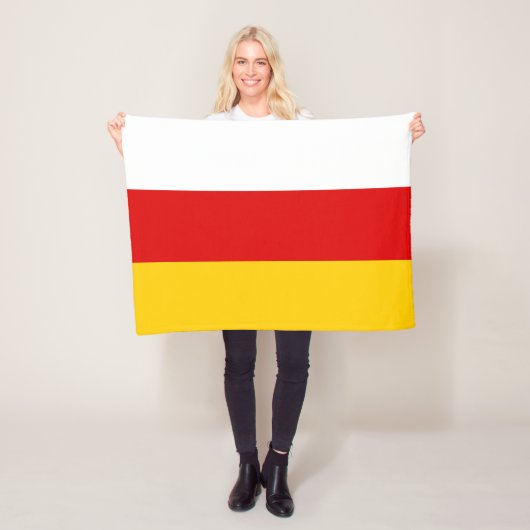 Flagge Südossetiens Fleecedecke (Beispiel)