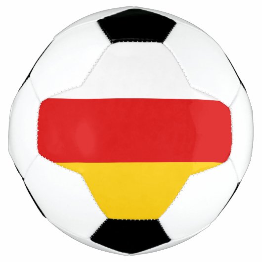 Flagge Südossetiens Fußball (Vorderseite)