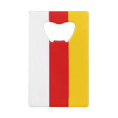 Flagge Südossetiens Geldbeutel Flaschenöffner (Rückseite)