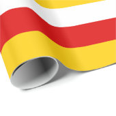 Flagge Südossetiens Geschenkpapier (Rolleneckpunkt)