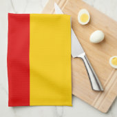 Flagge Südossetiens Geschirrtuch (Viertel Falte)