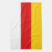 Flagge Südossetiens Geschirrtuch (Vertikal)