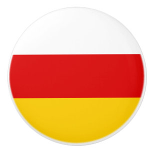Flagge Südossetiens Keramikknauf