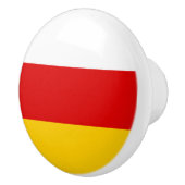 Flagge Südossetiens Keramikknauf (Rechts)