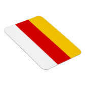 Flagge Südossetiens Magnet (Rechte Seite)