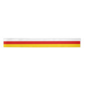 Flagge Südossetiens Satinband (Vorderseite)